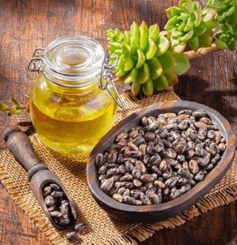 100% Pure Cold-Pressed Castor Oil (120 g) – Natural Hair, Skin & Lash Care